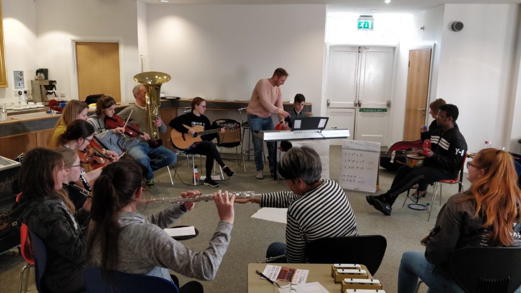 A Weekend Of Composing With Young Producers From Across Cumbria